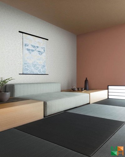Giấy dán tường Nhật Bản phong cách hiện đại P114_01_6234_6235_6597