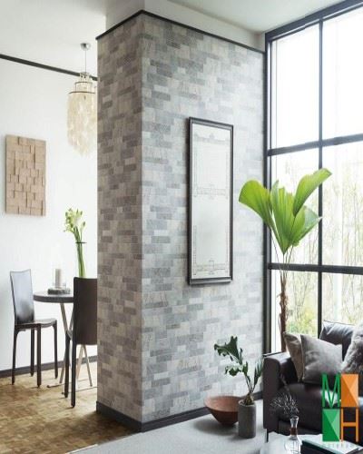 Giấy dán tường Nhật Bản giả gạch 3D hiện đại P109_01_6226_6227_6568
