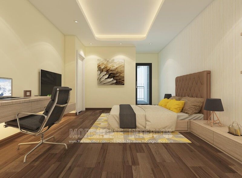 Mẫu giường ngủ gỗ công nghiệp giá rẻ được nhiều khách hàng yêu thích và lựa chọn nhiều tại Morehome. Liên hệ 097.543.8686 để được báo giá nhanh nhất
